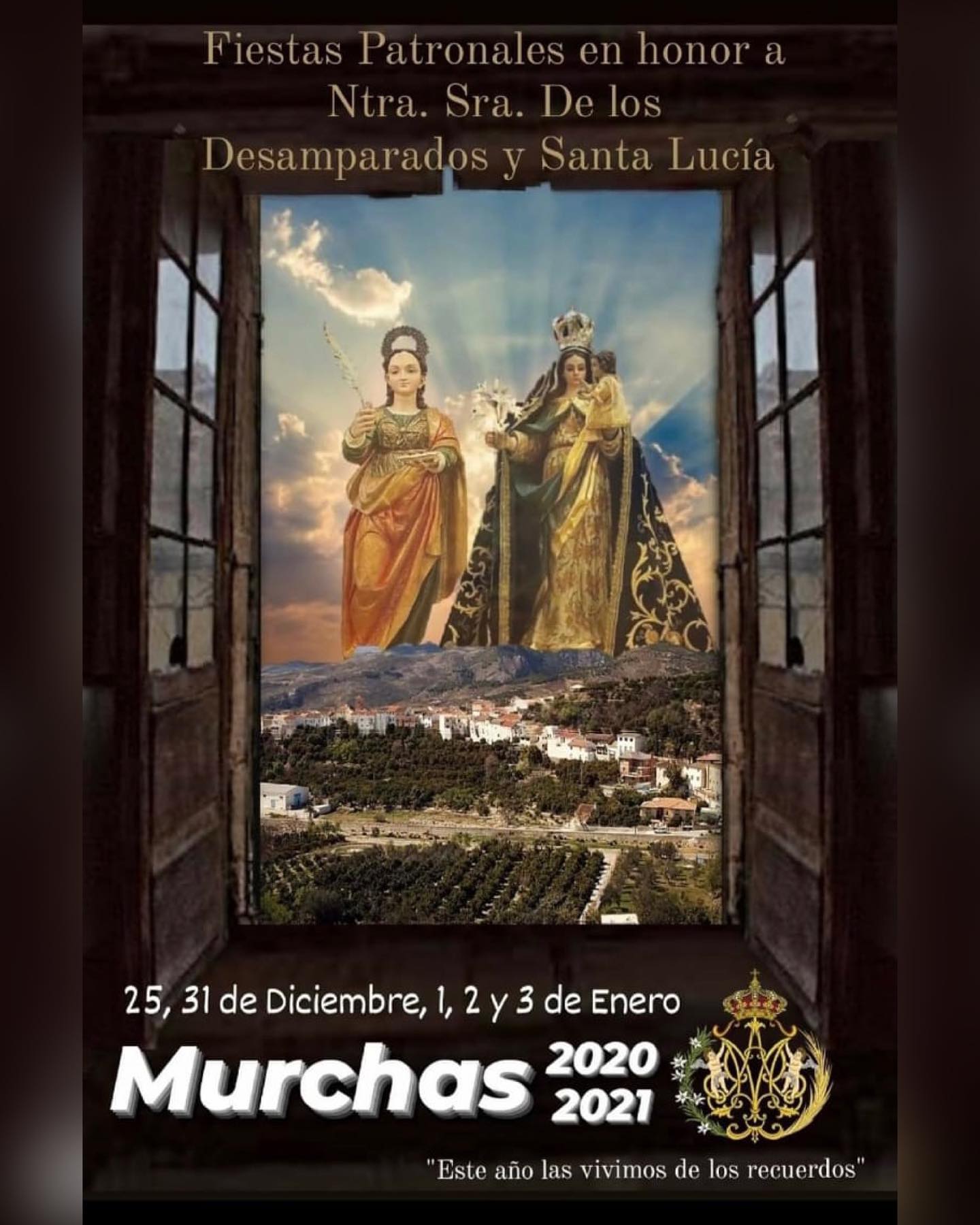 Fiestas patronales en honor de la Virgen de los Desamparados y Santa Lucía 2021 Murchas